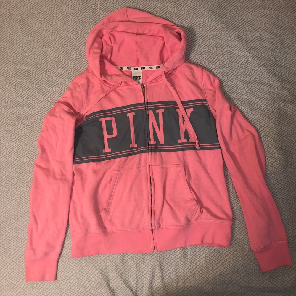 Zip hoodie from Victoria’s Secret pink!